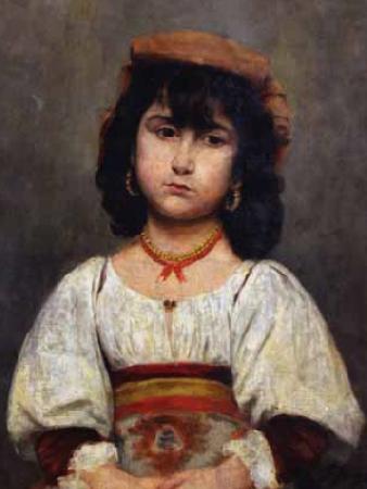 Ion Georgescu Portrait of a Little Girl Germany oil painting art